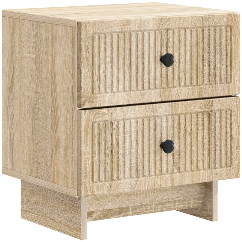 vidaXL Κομοδίνο Sonoma Δρυς 43 x 34,5 x 47,5 εκ Επεξεργασμένο Ξύλο