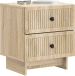 vidaXL Κομοδίνο Sonoma Δρυς 43 x 34,5 x 47,5 εκ Επεξεργασμένο Ξύλο