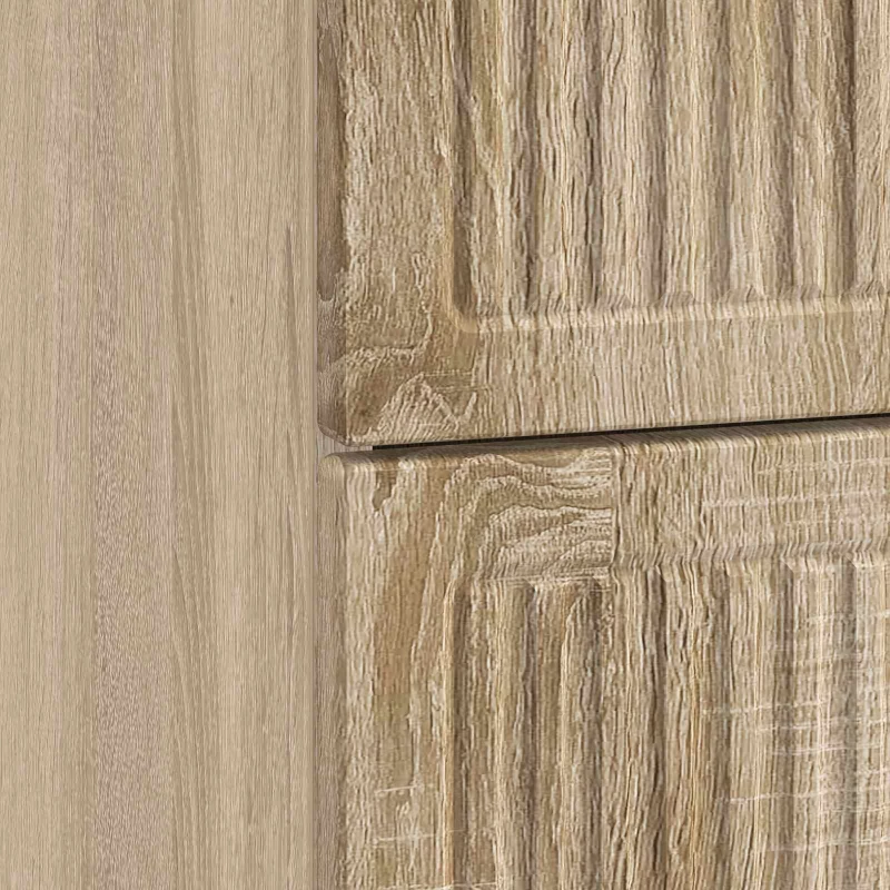 vidaXL Κομοδίνο Sonoma Δρυς 43 x 34,5 x 47,5 εκ Επεξεργασμένο Ξύλο