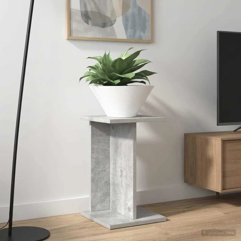 vidaXL Βάση φυτών Σκυρόχρωμο Γκρι 25 x 25,5 x 40,5 εκ.