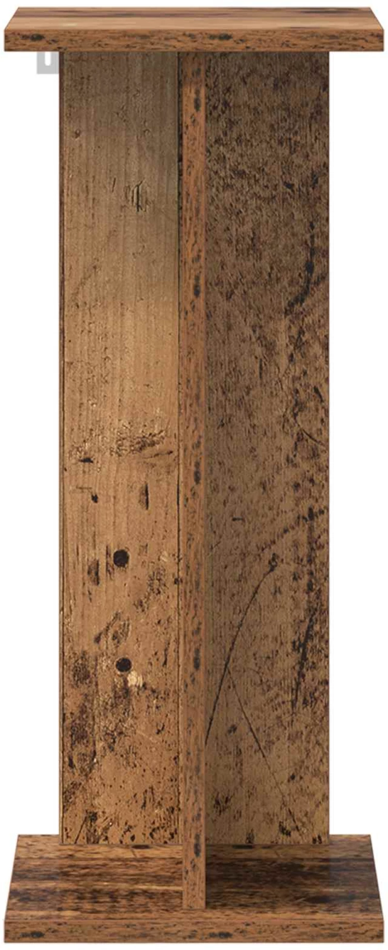 vidaXL Βάση φυτών Παλιό ξύλο 25 x 25,5 x 60,5 εκ.