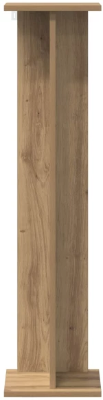 vidaXL Βάση φυτών Τεχνίτικη Δρυς 25 x 25,5 x 100,5 εκ.
