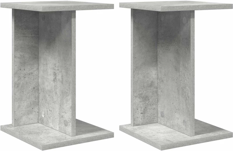 vidaXL Βάση φυτών 2 pcs Σκυρόχρωμο Γκρι 25 x 25,5 x 40,5 εκ.