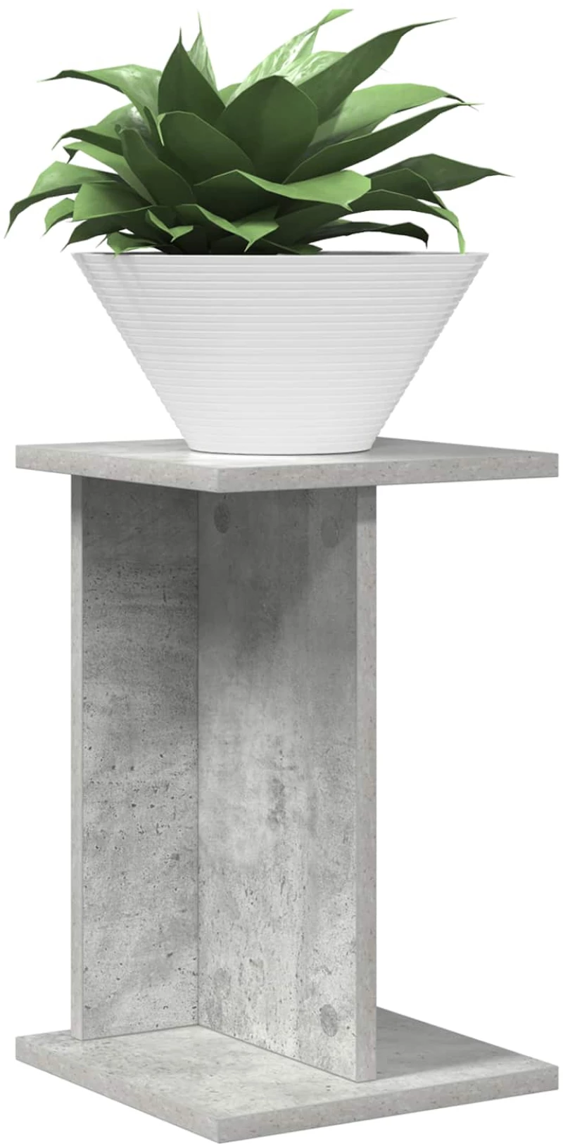 vidaXL Βάση φυτών 2 pcs Σκυρόχρωμο Γκρι 25 x 25,5 x 40,5 εκ.