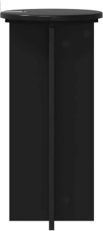 vidaXL Βάση φυτών 2 pcs Μαύρο 29,5 x 29,5 x 60 εκ. Επεξεργασμένο Ξύλο