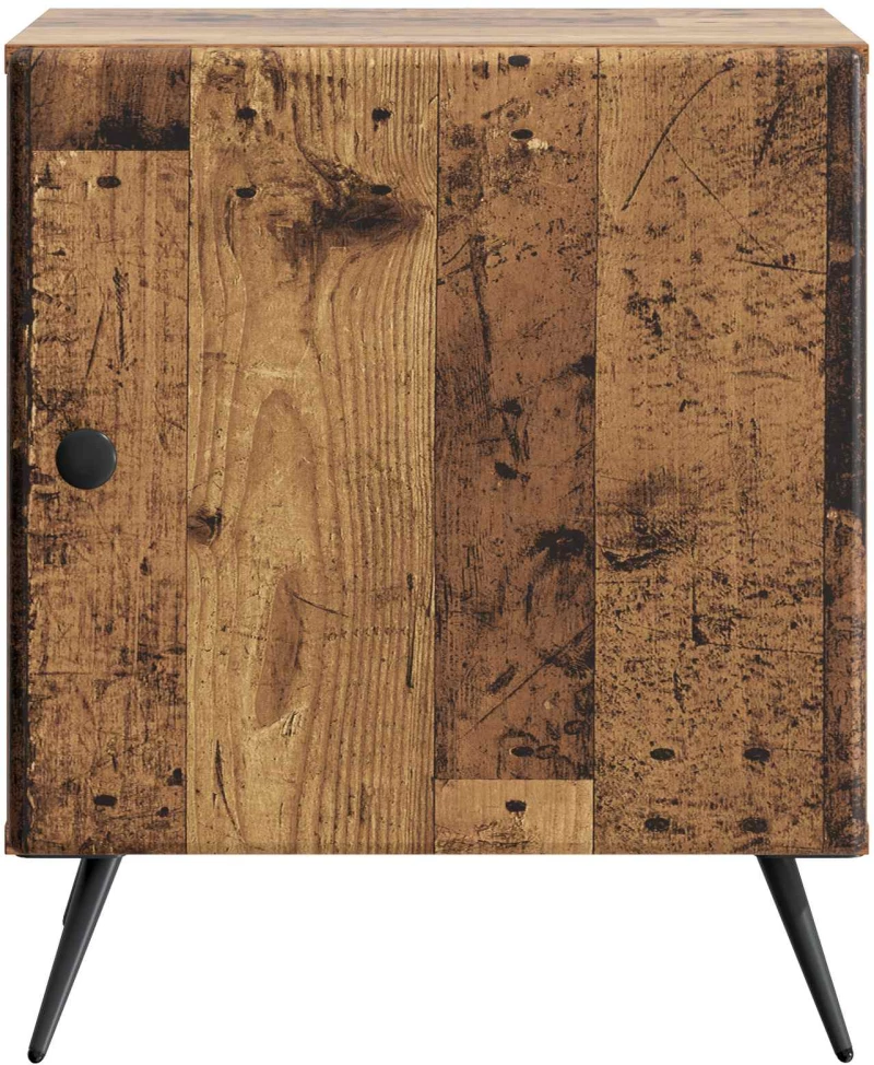 vidaXL Κομοδίνο Παλαιωμένο ξύλο 43 x 34,5 x 50 εκ Επεξεργασμένο Ξύλο