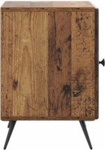 vidaXL Κομοδίνο Παλαιωμένο ξύλο 43 x 34,5 x 50 εκ Επεξεργασμένο Ξύλο