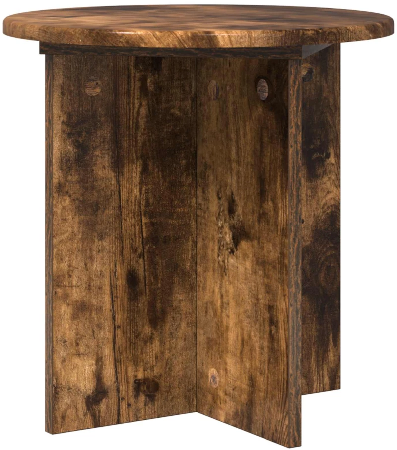 vidaXL Βάση φυτών 2 pcs Καπνισμένο Ξύλο Δρυός 40 x 40 x 40 cm
