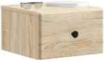 vidaXL Τοίχου Κρεμαστό Κομοδίνο 2 pcs Sonoma Δρυς 34,5 x 33 x 20 εκ.