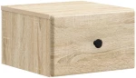 vidaXL Τοίχου Κρεμαστό Κομοδίνο 2 pcs Sonoma Δρυς 34,5 x 33 x 20 εκ.
