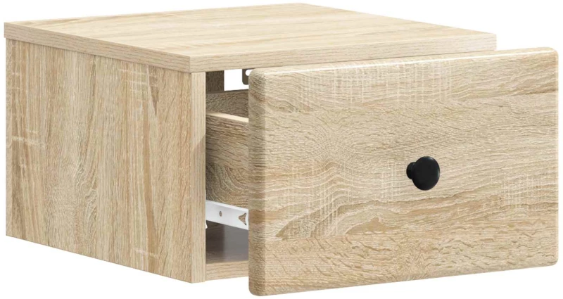 vidaXL Τοίχου Κρεμαστό Κομοδίνο 2 pcs Sonoma Δρυς 34,5 x 33 x 20 εκ.