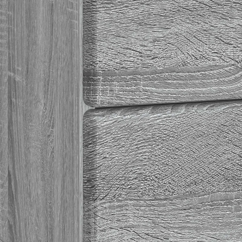 vidaXL Κομοδίνο Γκρι Sonoma 43 x 34,5 x 47,5 εκ Επεξεργασμένο Ξύλο