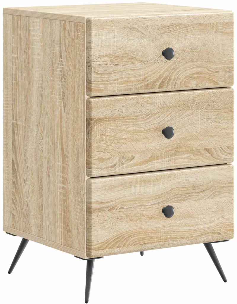 vidaXL Κομοδίνο Sonoma Δρυς 43 x 41 x 66,5 εκ. Επεξεργασμένο Ξύλο