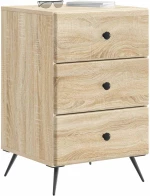 vidaXL Κομοδίνο Sonoma Δρυς 43 x 41 x 66,5 εκ. Επεξεργασμένο Ξύλο