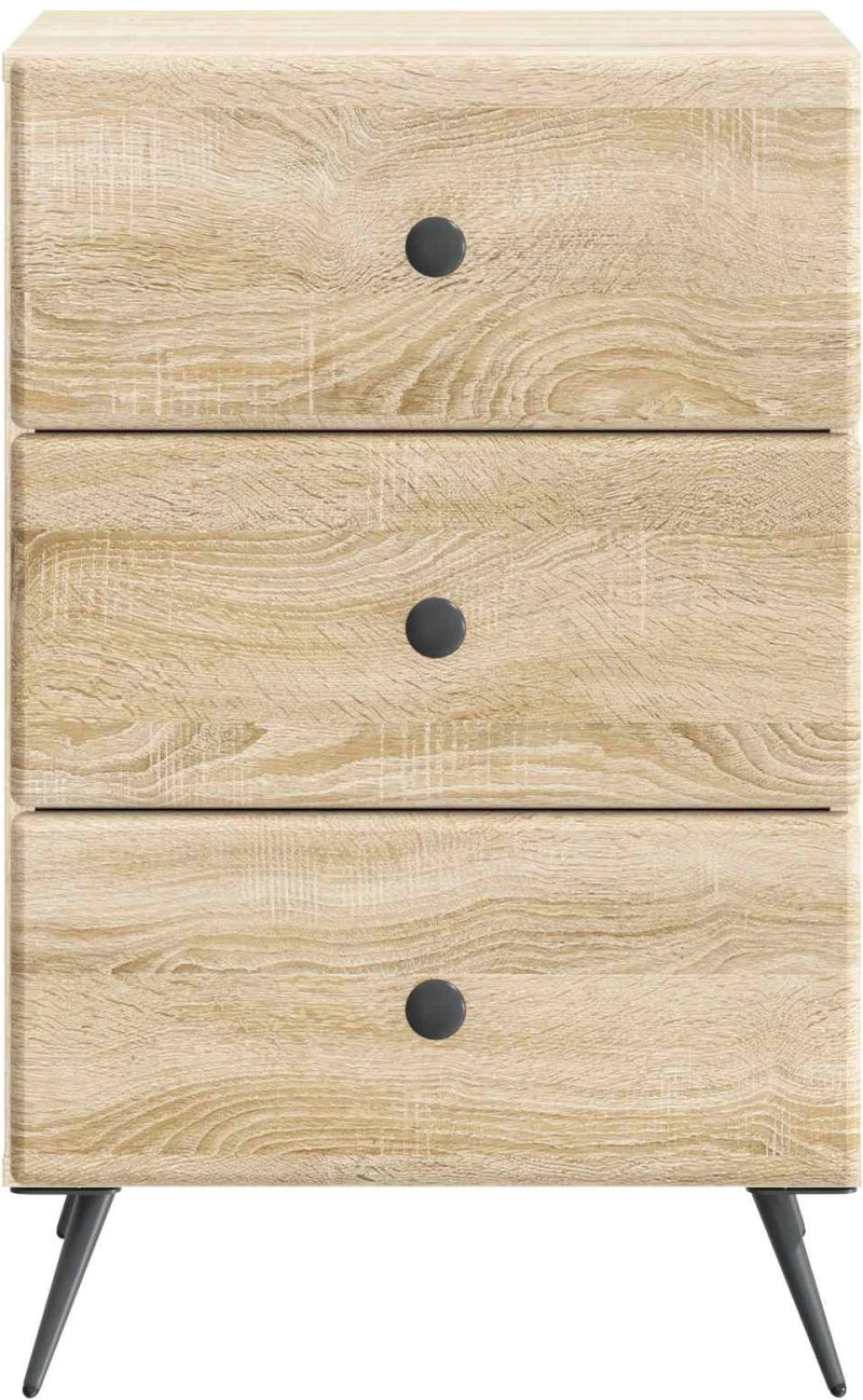 vidaXL Κομοδίνο Sonoma Δρυς 43 x 41 x 66,5 εκ. Επεξεργασμένο Ξύλο