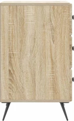 vidaXL Κομοδίνο Sonoma Δρυς 43 x 41 x 66,5 εκ. Επεξεργασμένο Ξύλο
