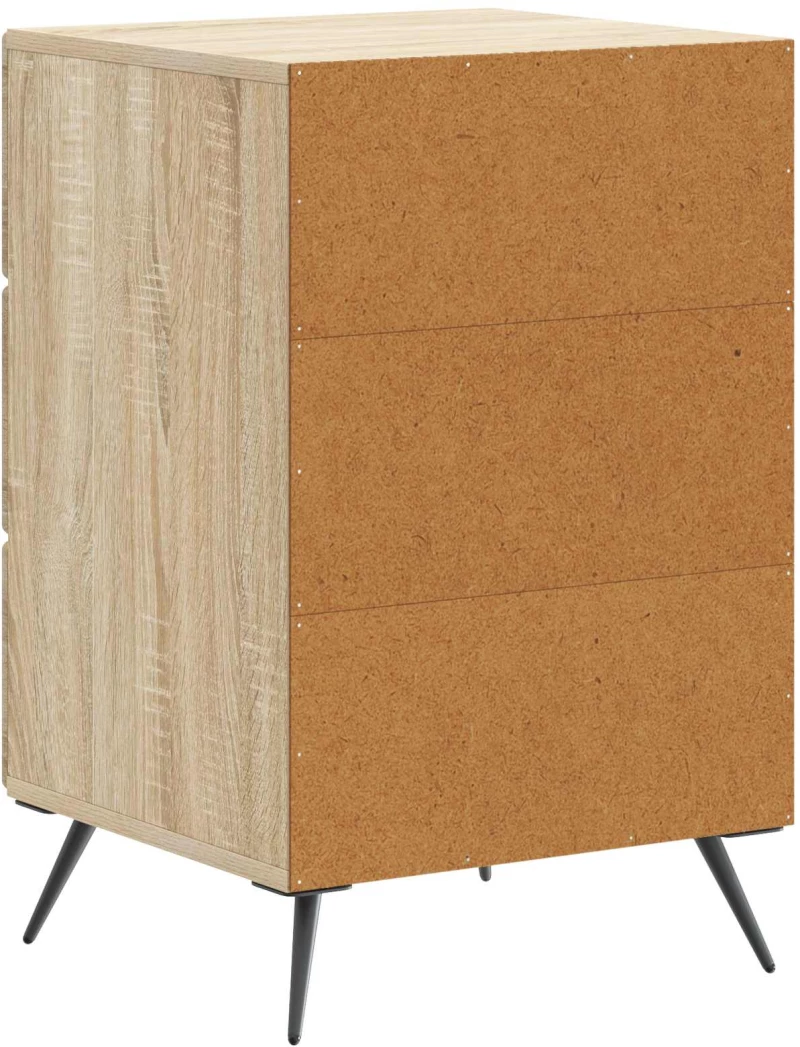 vidaXL Κομοδίνο Sonoma Δρυς 43 x 41 x 66,5 εκ. Επεξεργασμένο Ξύλο