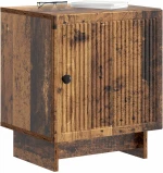 vidaXL Κομοδίνο 2 pcs Παλαιωμένο ξύλο 43 x 34,5 x 50 εκ