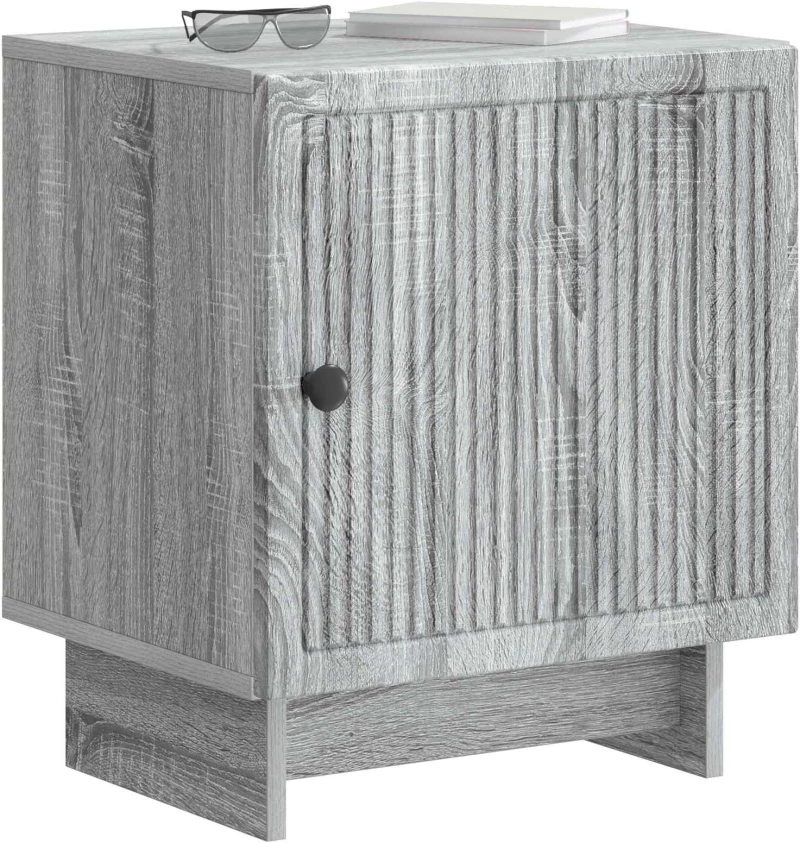 vidaXL Κομοδίνο 2 pcs Γκρι Sonoma 43 x 34,5 x 50 εκ Επεξεργασμένο Ξύλο