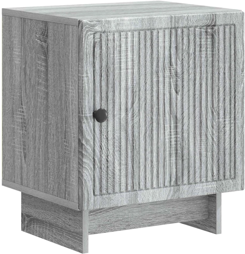 vidaXL Κομοδίνο 2 pcs Γκρι Sonoma 43 x 34,5 x 50 εκ Επεξεργασμένο Ξύλο