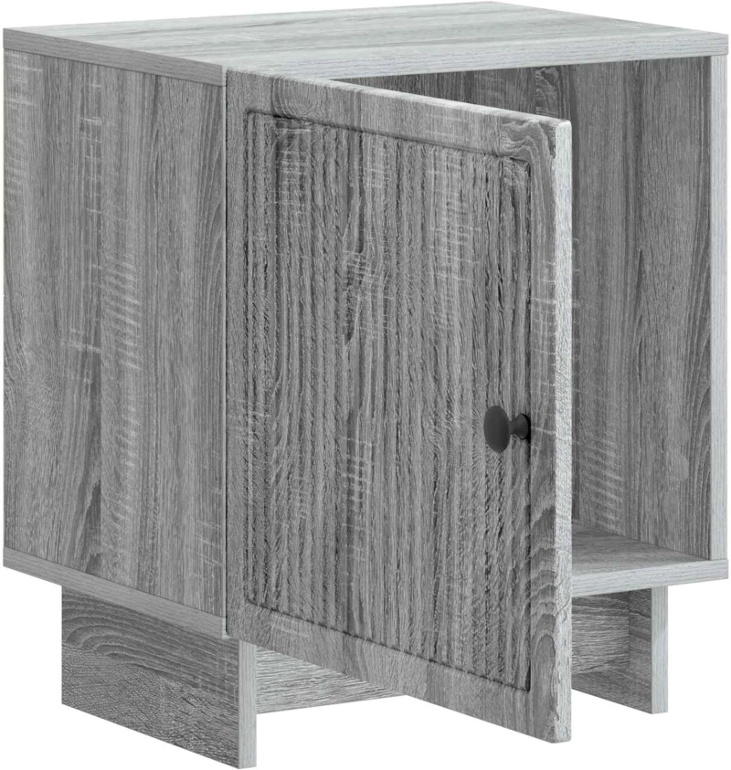 vidaXL Κομοδίνο 2 pcs Γκρι Sonoma 43 x 34,5 x 50 εκ Επεξεργασμένο Ξύλο