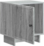 vidaXL Κομοδίνο 2 pcs Γκρι Sonoma 43 x 34,5 x 50 εκ Επεξεργασμένο Ξύλο