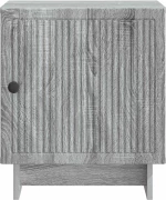 vidaXL Κομοδίνο 2 pcs Γκρι Sonoma 43 x 34,5 x 50 εκ Επεξεργασμένο Ξύλο