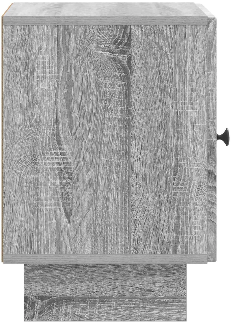 vidaXL Κομοδίνο 2 pcs Γκρι Sonoma 43 x 34,5 x 50 εκ Επεξεργασμένο Ξύλο