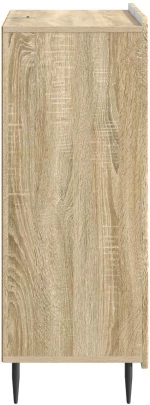 vidaXL Πλαϊνό γραφείο με συρτάρι Sonoma Δρυς 66 x 34,5 x 91,5 εκ
