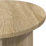 vidaXL Τραπεζάκι Πλευράς Sonoma Δρυς Ø 39 x 38 εκ Επεξεργασμένο Ξύλο