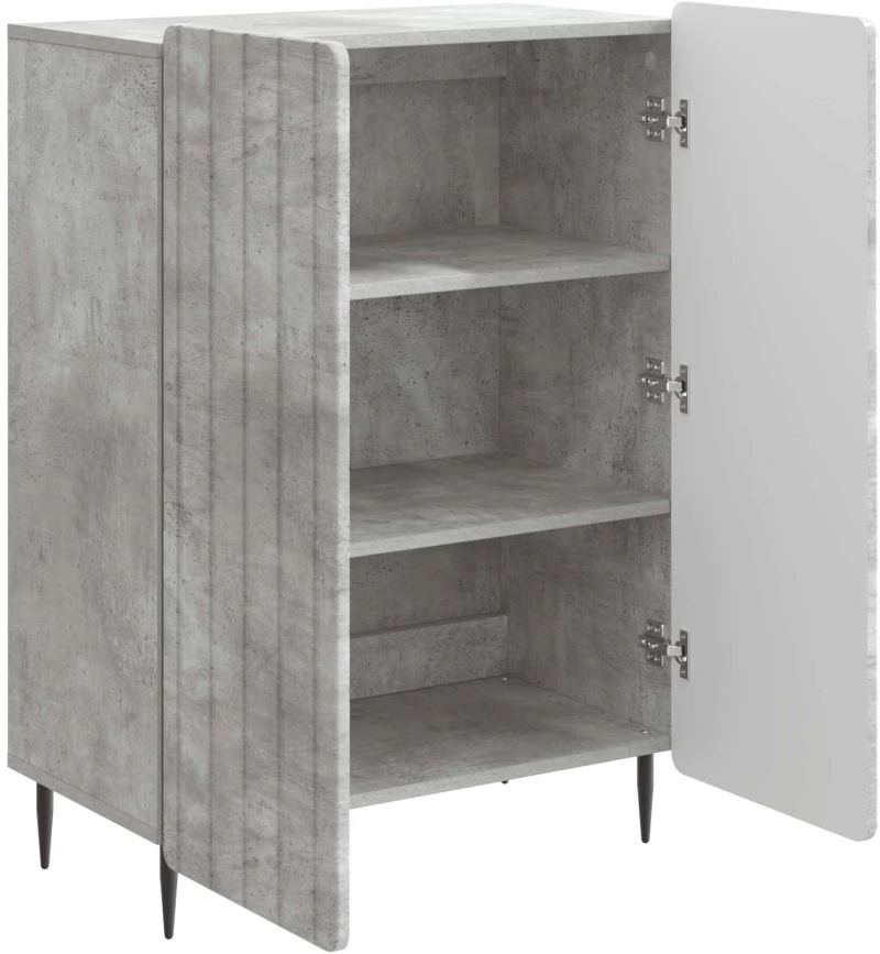 vidaXL Πλαϊνό γραφείο Γκρι Σκυροδέματος 66 x 34,5 x 92 εκ.