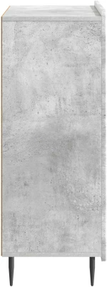 vidaXL Πλαϊνό γραφείο Γκρι Σκυροδέματος 66 x 34,5 x 92 εκ.
