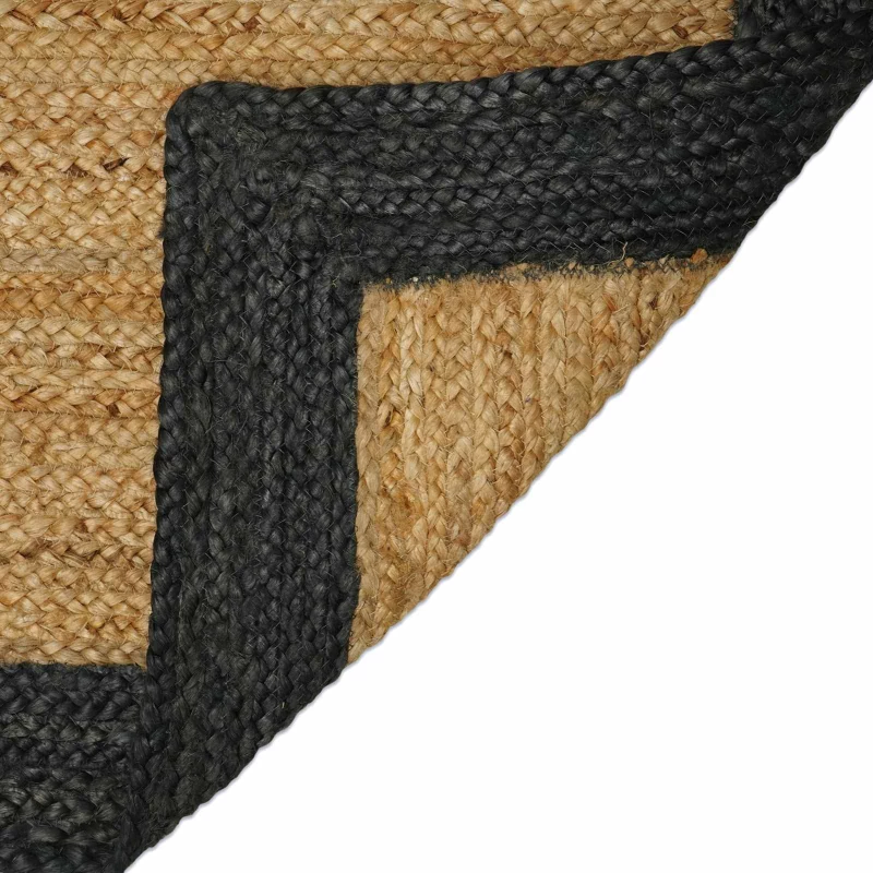 vidaXL Χαλιά χώρου Σκούρο Γκρι 80 x 300 cm Γιούτα