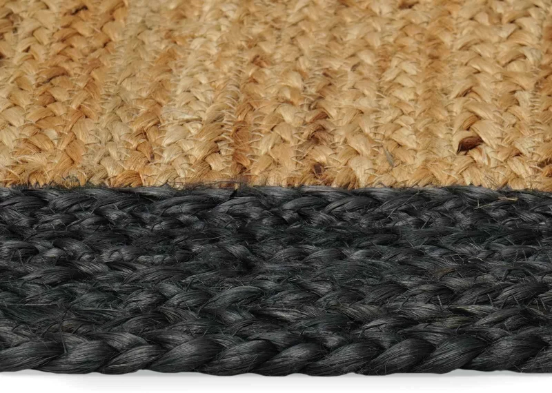 vidaXL Χαλιά χώρου Σκούρο Γκρι 140 x 200 cm Γιούτα
