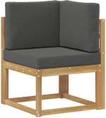vidaXL Σειρά Καναπέ Εξωτερικού με μαξιλάρι 6 pcs Άσπρο και Ανθρακί