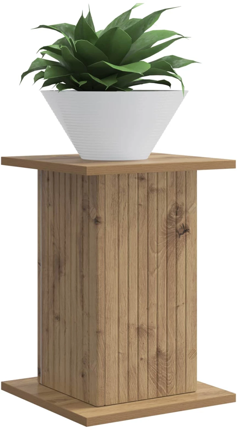 vidaXL Βάση φυτών Artisan Δρυς 30,5 x 30 x 43 εκ Επεξεργασμένο Ξύλο