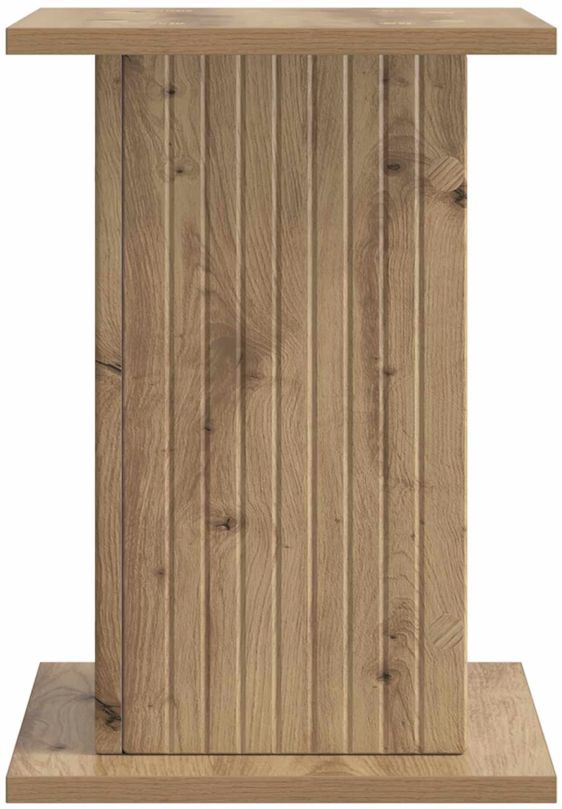 vidaXL Βάση φυτών Artisan Δρυς 30,5 x 30 x 43 εκ Επεξεργασμένο Ξύλο