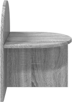 vidaXL Κομοδίνο 2 pcs Γκρι Sonoma 40 x 35,5 x 45,5 εκ.