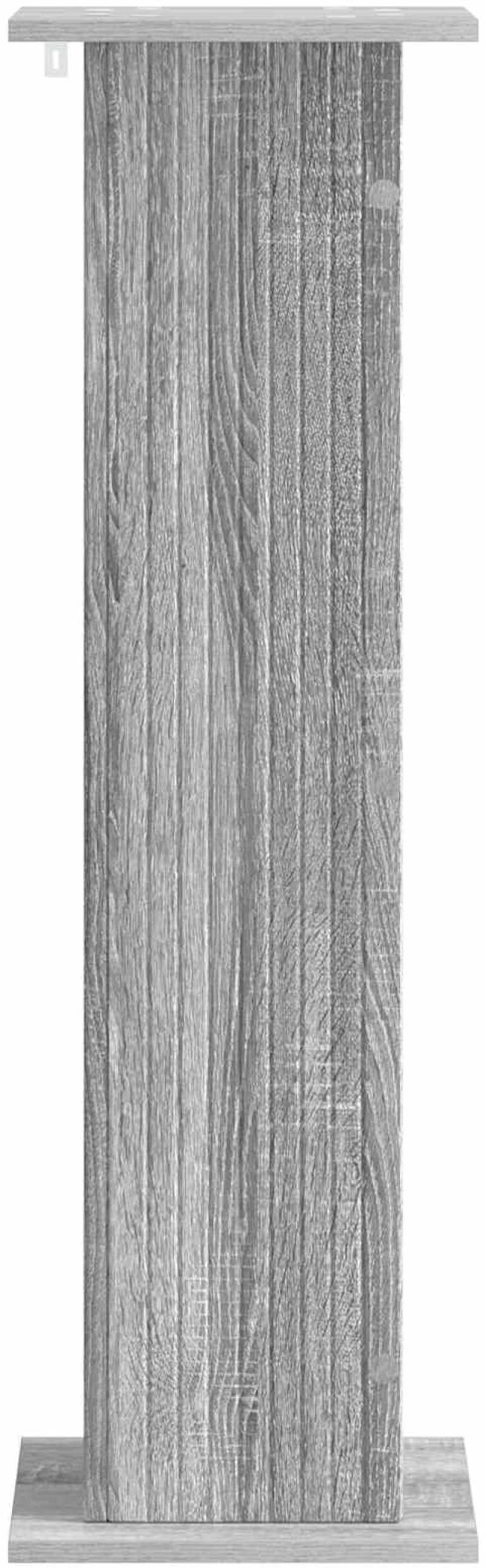 vidaXL Βάση φυτών Γκρι Sonoma 30,5 x 30 x 100,5 εκ Επεξεργασμένο Ξύλο