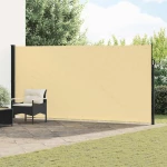 vidaXL Ανακλινόμενος Πλευρικός Απλώστρα Άμμος 600 x 200 εκ.