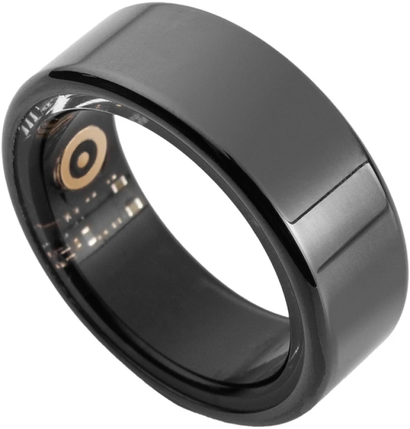 Έξυπνο δαχτυλίδι COLMI R02, μέγεθος 9, 18,9 mm (μαύρο) + θήκη φόρτισης