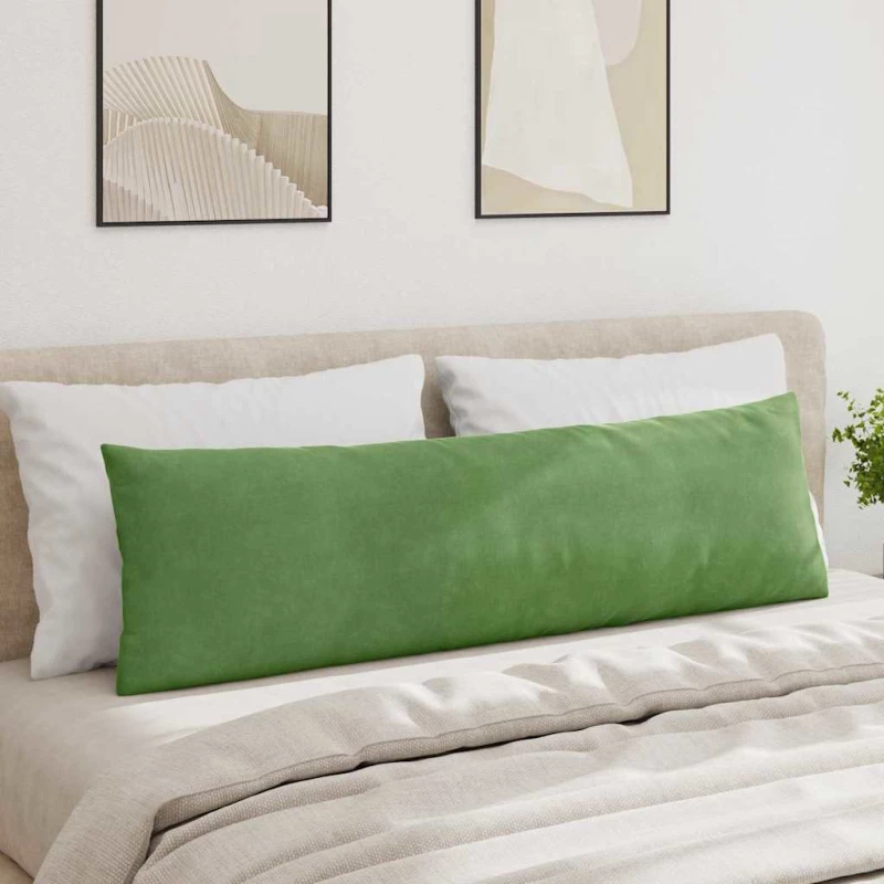 vidaXL Μαξιλάρι Καναπέ 2 pcs Ανοιχτό πράσινο 145 x 40 εκ.