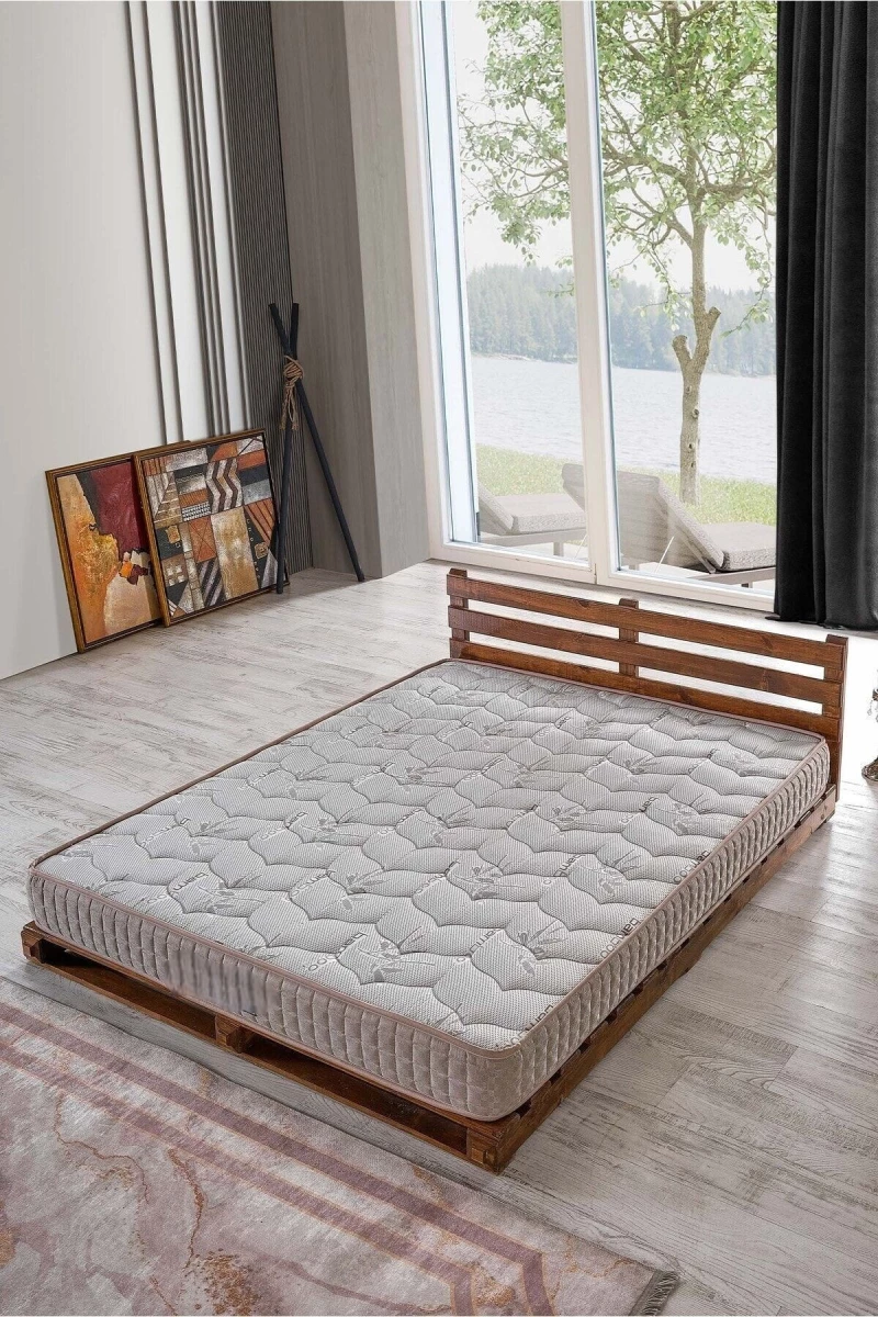 Stewehome Ορθοπεδικό στρώμα βισκόζης μπαμπού 120x200x17 cm