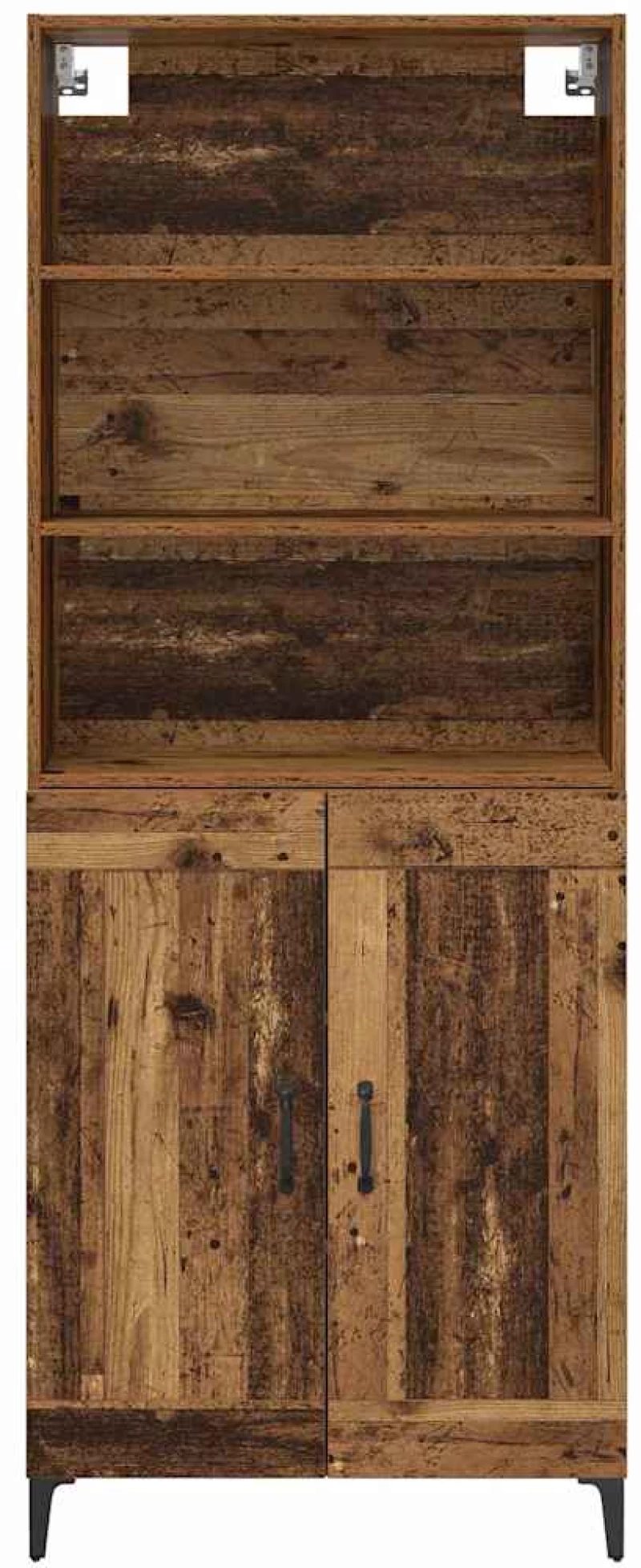 vidaXL Highboard 2 pcs Παλαιό ξύλο Επεξεργασμένο ξύλο