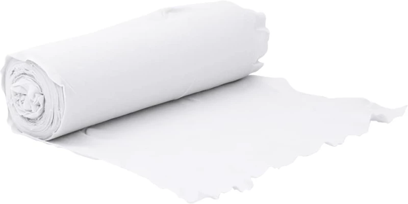 vidaXL Μεμβράνη με Γεωύφασμα Λευκή 1 x 150 μ. Πολυεστερικές Ίνες