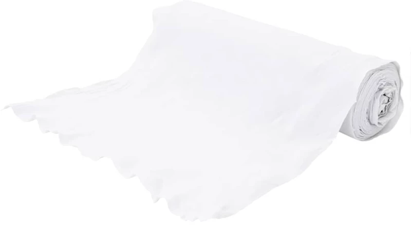 vidaXL Μεμβράνη με Γεωύφασμα Λευκή 1 x 150 μ. Πολυεστερικές Ίνες