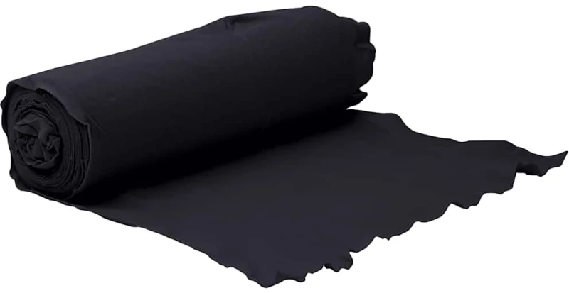 vidaXL Μεμβράνη με Γεωύφασμα Μαύρη 1 x 150 μ. Πολυεστερικές Ίνες