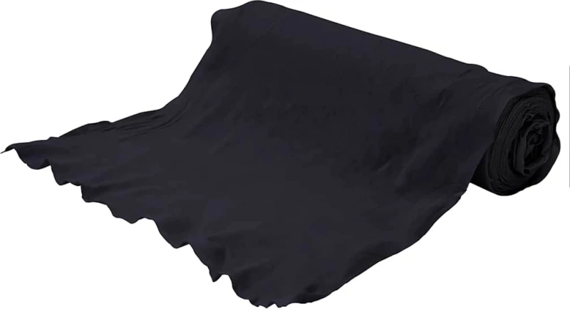 vidaXL Μεμβράνη με Γεωύφασμα Μαύρη 1 x 150 μ. Πολυεστερικές Ίνες