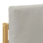 vidaXL Σειρά Καναπέ Εξωτερικού 3 pcs Λευκό και Ανοιχτό Γκρι