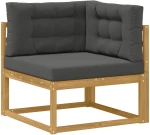 vidaXL Σειρά Καναπέ Εξωτερικού με μαξιλάρι 7 pcs Άσπρο και Ανθρακί